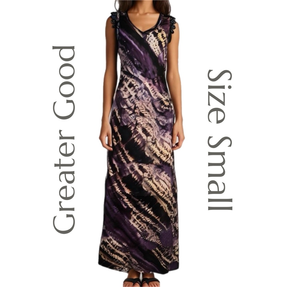 GreaterGood - Geodes Crystal - Tie Dye Dress‎ - Size Small